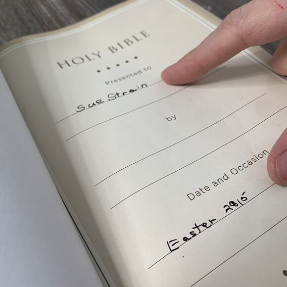 KJV Holy Bible GIANT PRINT Red Letter Purple Leathersoft Thomas Nelson - Picture 8 of 14